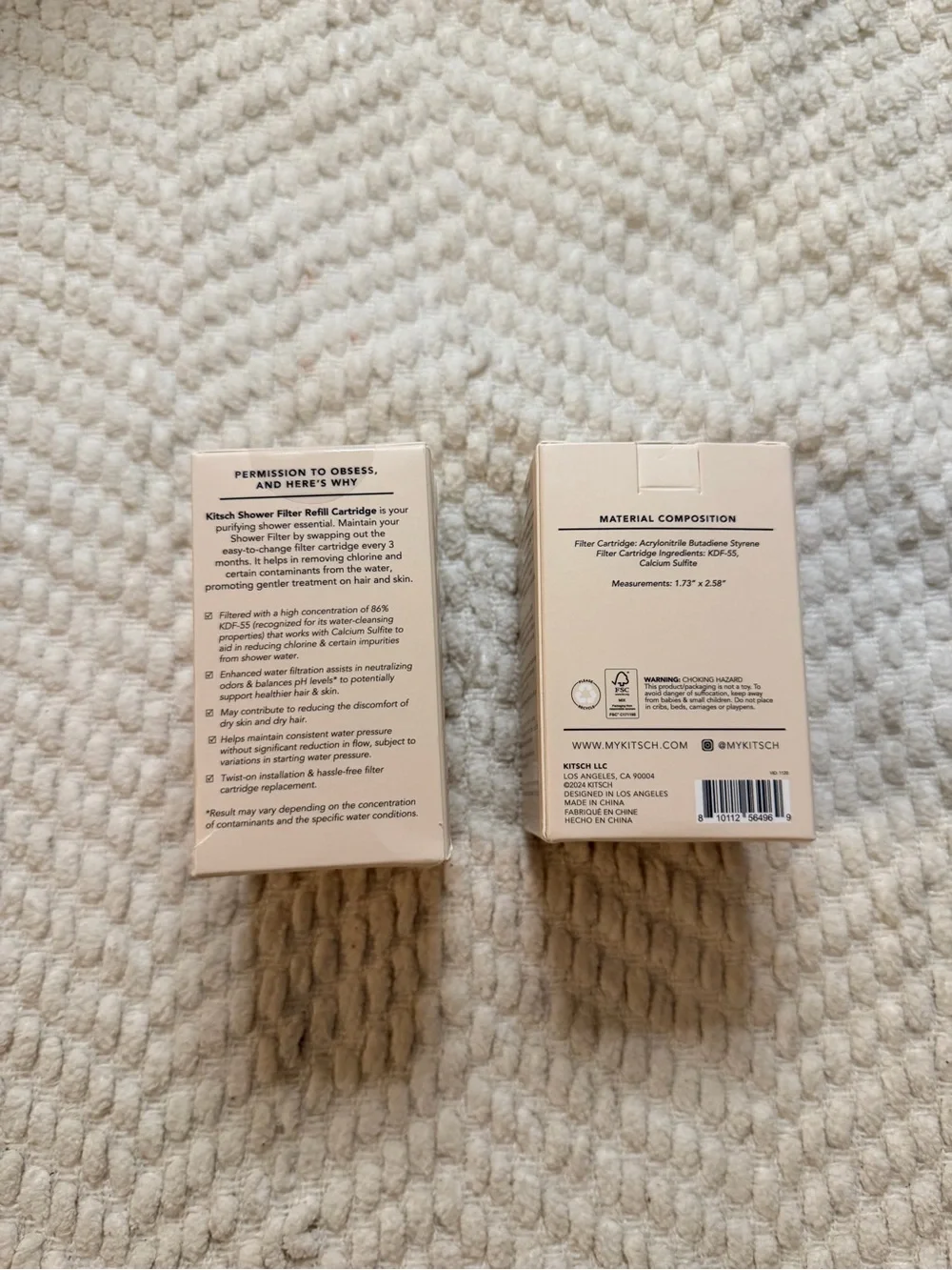 🤍New Kitsch The Shower Filter with filter cartridges🤍